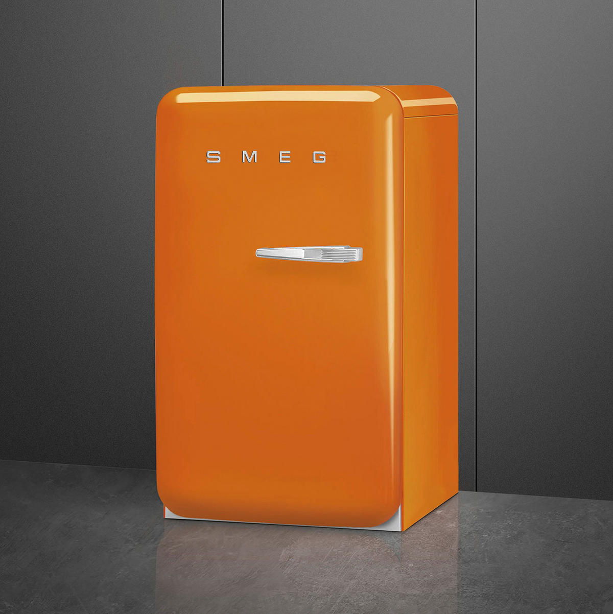 KÜHLSCHRANK 54,5/97-98/70,1 cm FAB10LOR6  - Orange, Basics, Glas/Metall (54,5/97-98/70,1cm) - SMEG