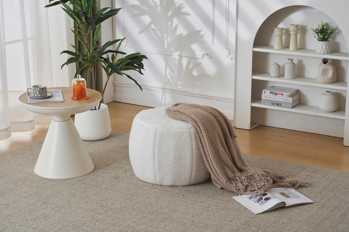 SEDACÍ PODUŠKA, 55/35/55 cm - béžová, Moderní, textil (55/35/55cm) - P & B