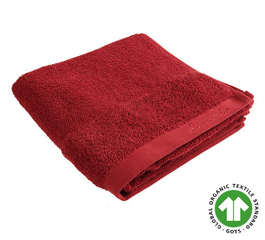 HANDTUCH Bonita 50/100 cm - Bordeaux, Natur, Textil (50/100cm) - Bio:Vio