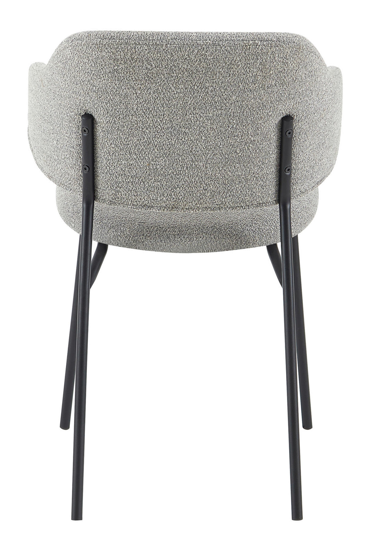 SADA STOLIČIEK S PODRÚČKAMI 2 kus - čierna/svetlosivá, Modern, kov/textil (54/83/59cm) - Livetastic