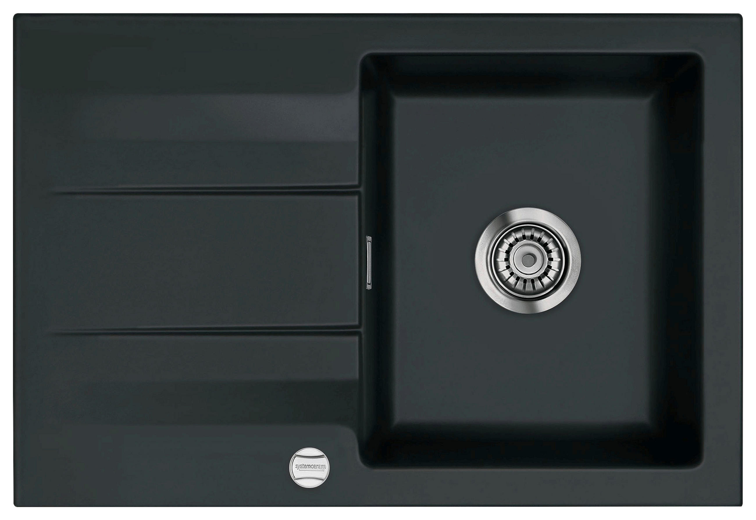 SPÜLE Genea 75 / 50900287  - Schwarz, Basics, Keramik (75/51/20cm) - Systemceram