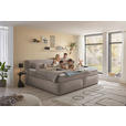 FAMILIENBOXSPRINGBETT - Taupe/Schwarz, LIFESTYLE, Kunststoff/Textil (240/200cm) - Esposa