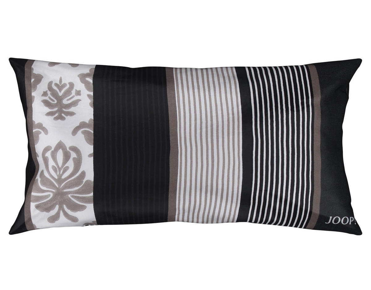 BETTWÄSCHE 3-teilig Makosatin 140/220 cm  - Schwarz/Weiß, Design, Naturmaterialien/Textil (140/220cm) - Joop!