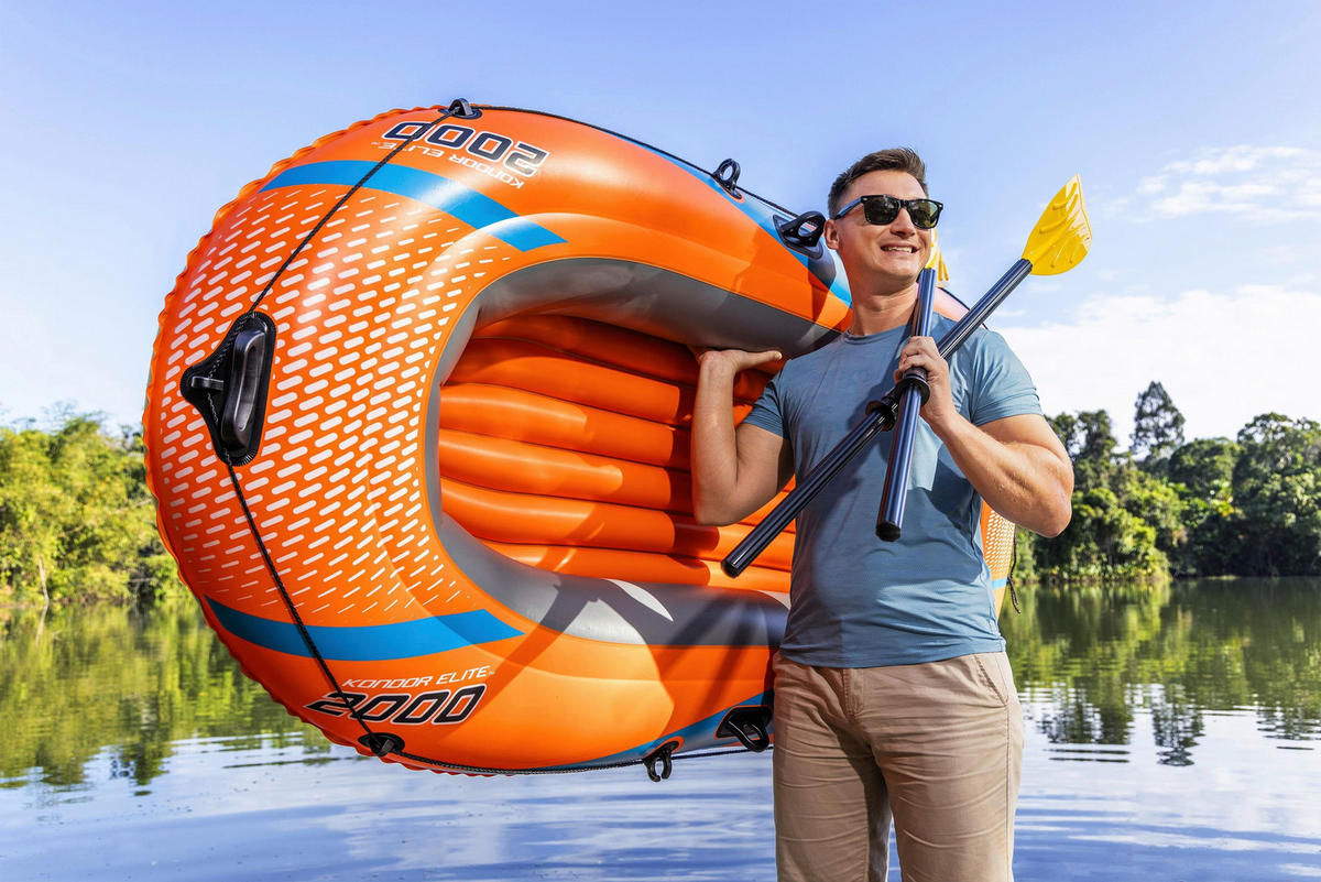 KAJAK  - Orange, KONVENTIONELL, Kunststoff (196/106/28cm) - Bestway