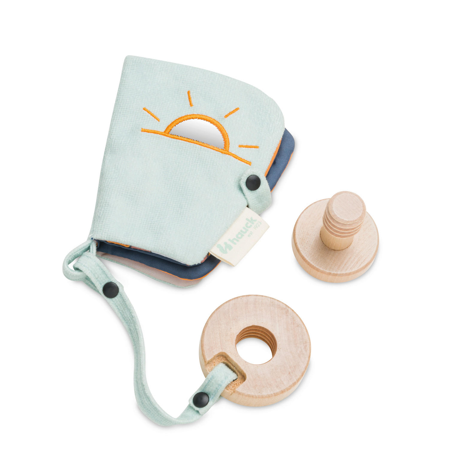 STOFFBUCH PLAY READING  - Blau/Orange, Basics, Textil (11/2,4/9,7cm) - Hauck