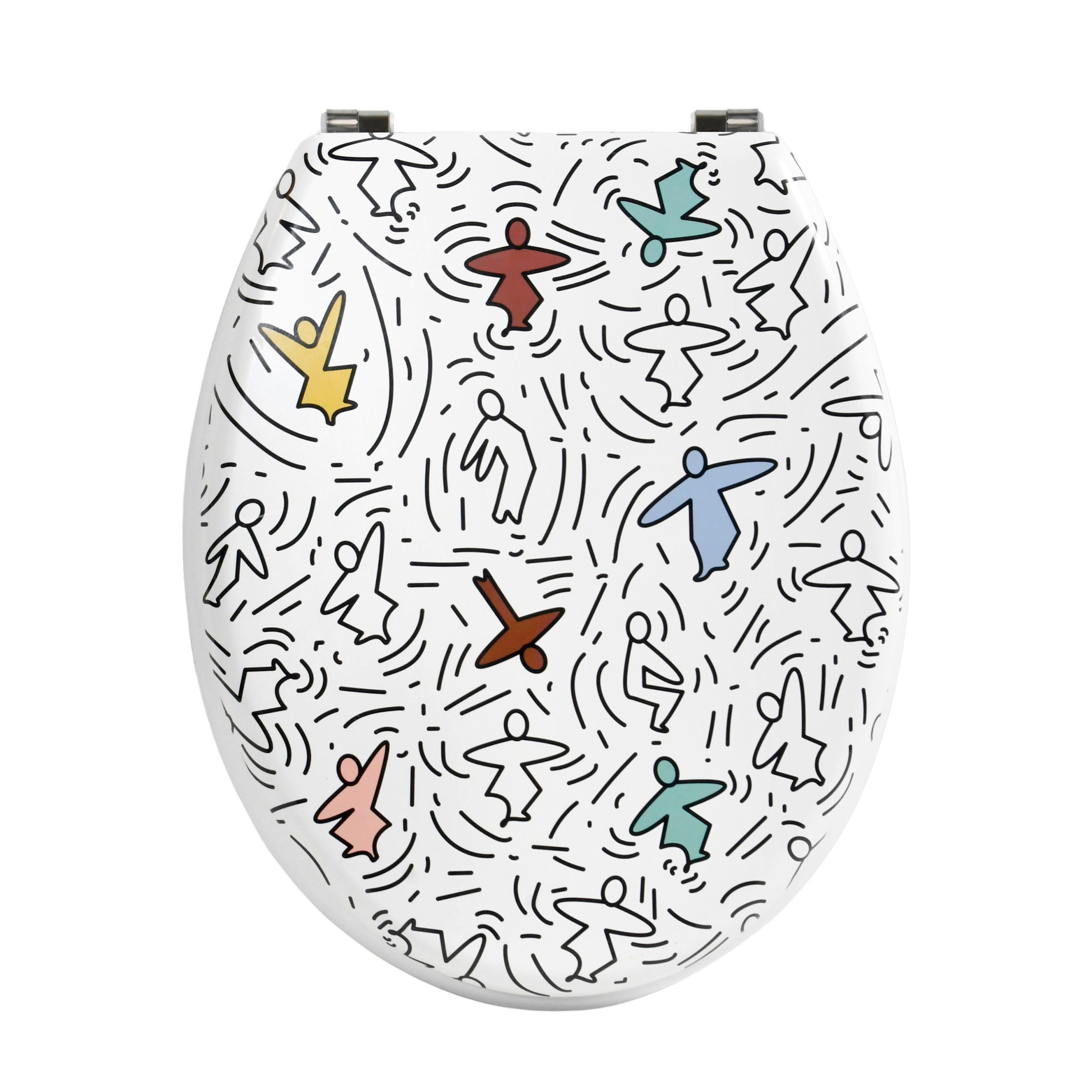 WC-SITZ - Multicolor, Basics, Holzwerkstoff (45/5.6/36cm) - MSV