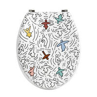 WC-SITZ Multicolor  - Multicolor, Basics, Holzwerkstoff (45/5.6/36cm) - MSV