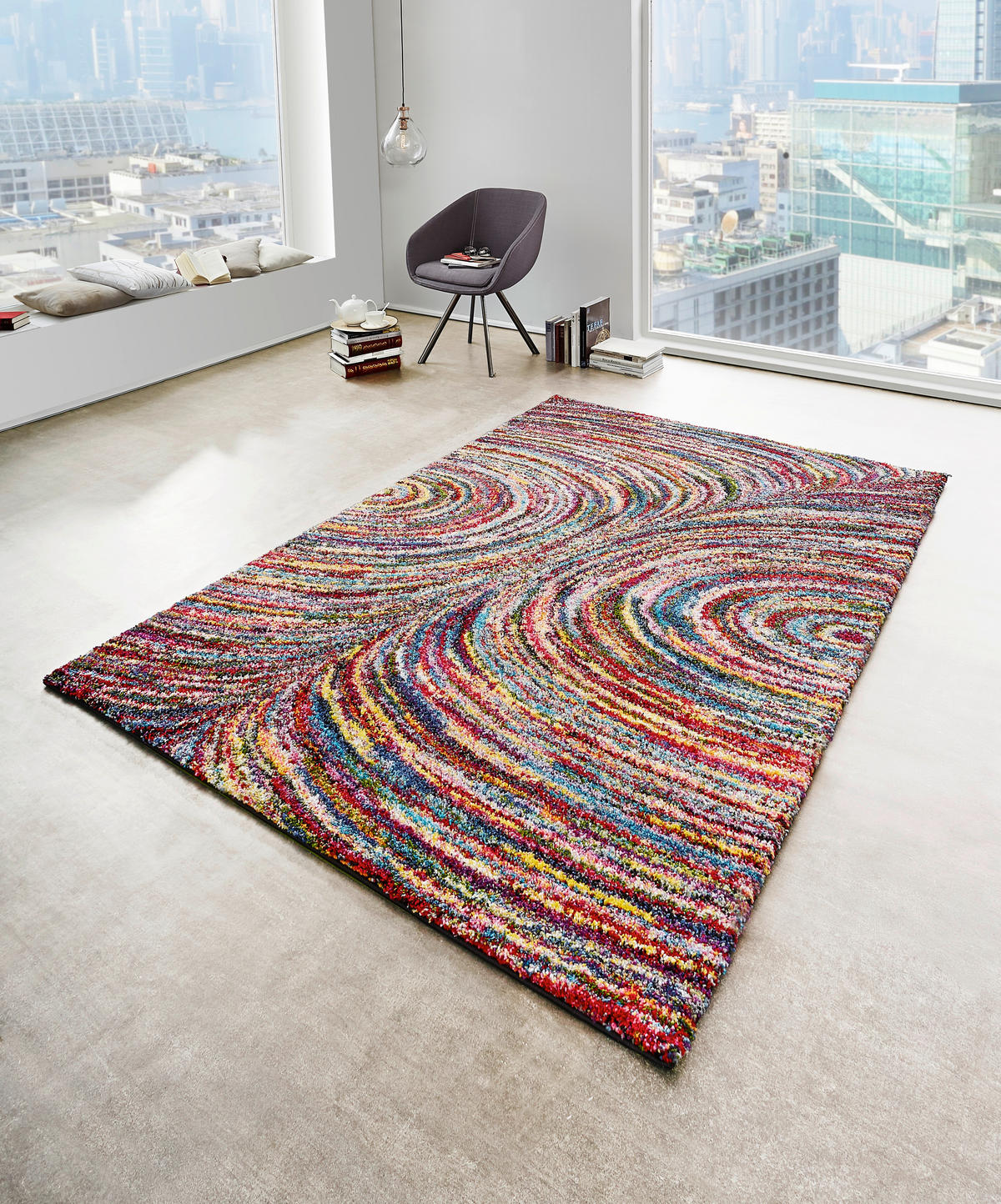 WEBTEPPICH 160/230 cm Sixteen Face Multicolor  - Multicolor, Trend, Textil (160/230cm) - Novel