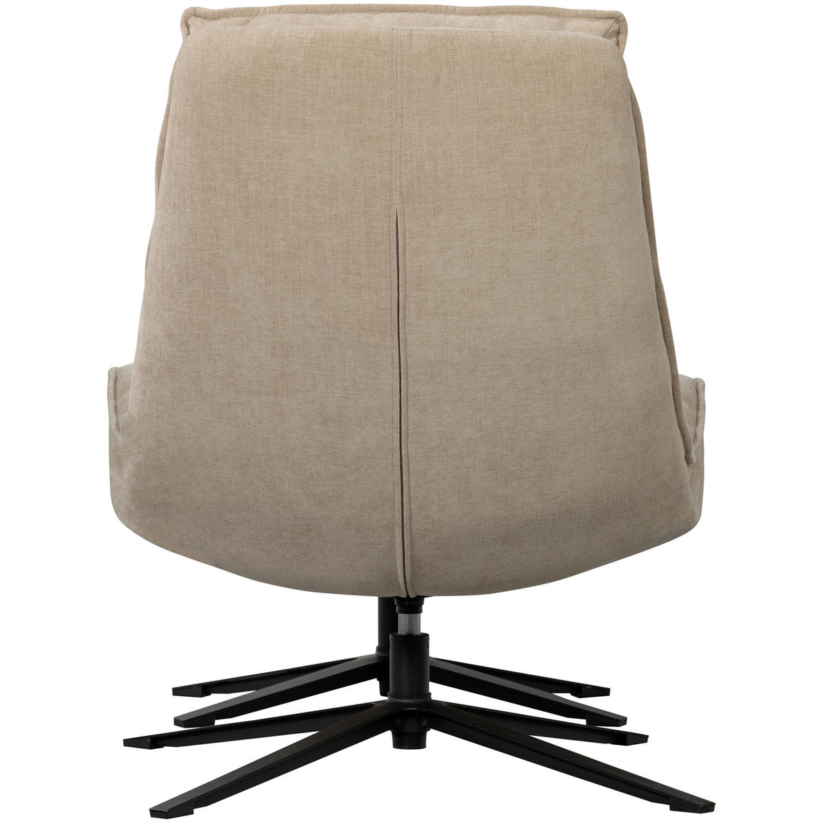 SESSELSET Kube Chenille    - Schwarz/Naturfarben, Design, Textil/Metall (77/97/69cm) - Livetastic