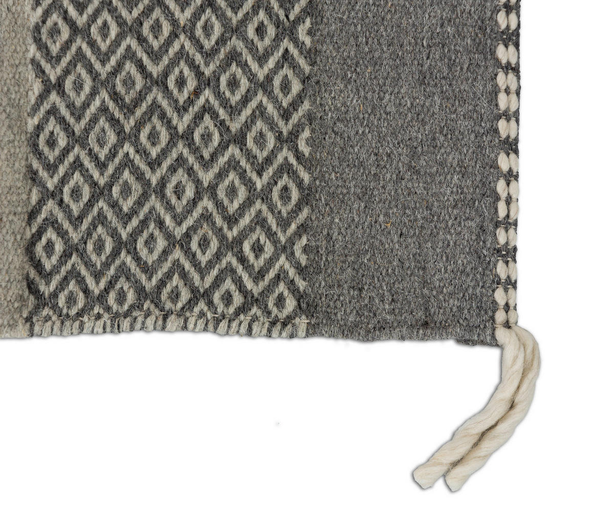 HANDWEBTEPPICH 140/200 cm Botana Grau, Beige  - Beige/Grau, KONVENTIONELL, Textil (140/200cm) - Schöner Wohnen