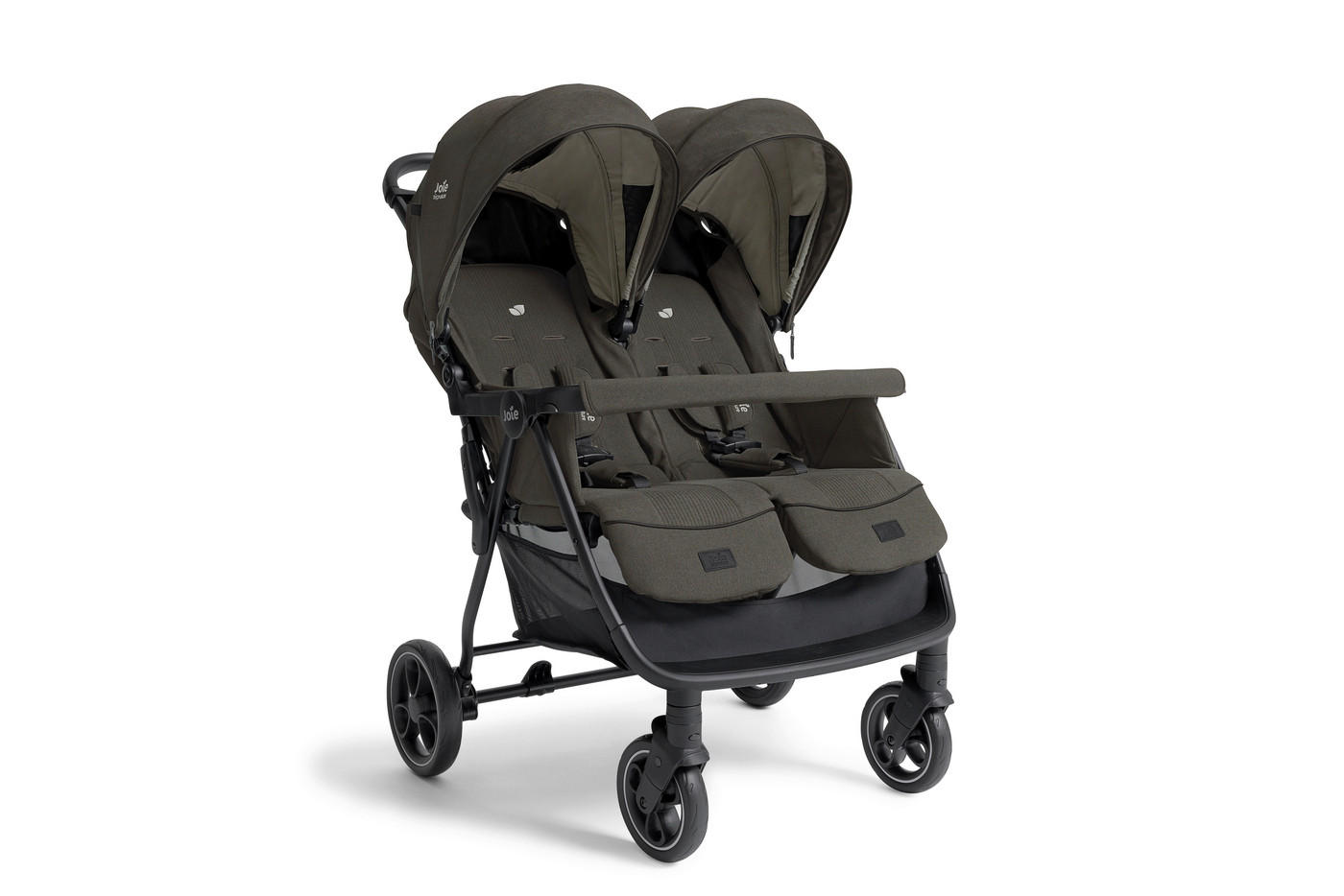 GESCHWISTERWAGEN Estrella  - Salbeigrün/Schwarz, Basics, Kunststoff/Metall (81/107/72,5cm) - JOIE SIGNATURE