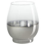 WINDLICHT - Silberfarben, Basics, Glas (11,3/14cm) - Ambia Home