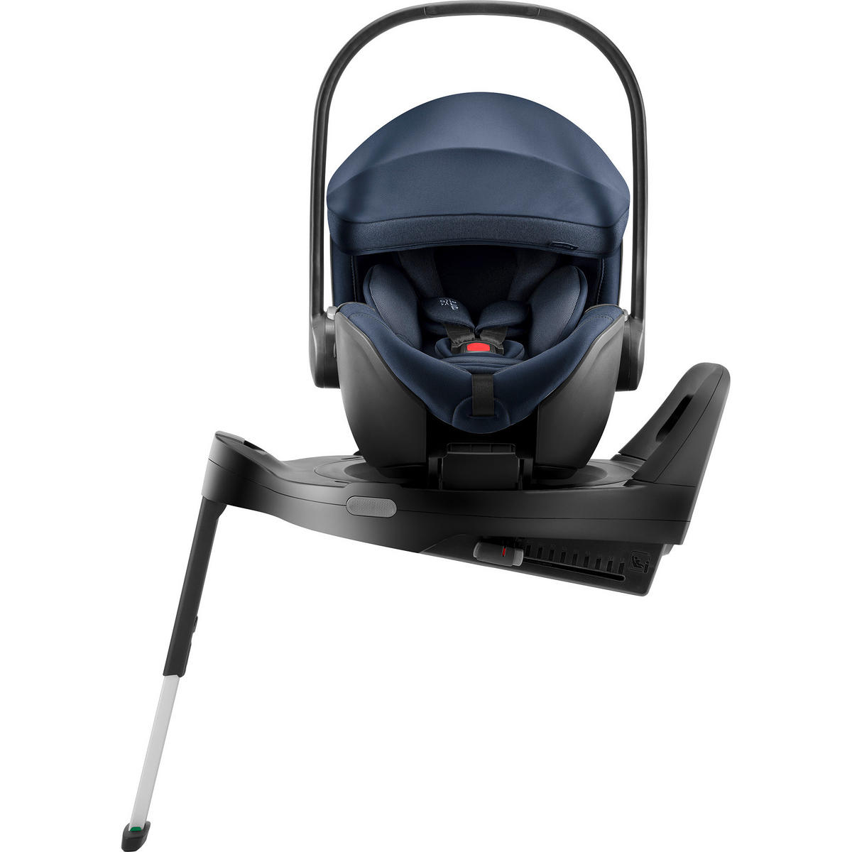 BABYSCHALE Baby-Safe Pro  - Dunkelblau, Basics, Kunststoff/Textil (44/62,5/65,5cm) - Britax Römer