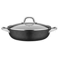 SERVIERPFANNE ROBUSTA 30 cm  - Schwarz, Basics, Metall (30cm) - GSW