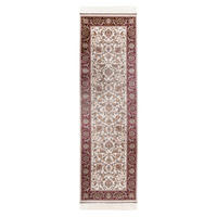 TRAVERSĂ - crem/vișiniu, Design, textil (80/250cm)