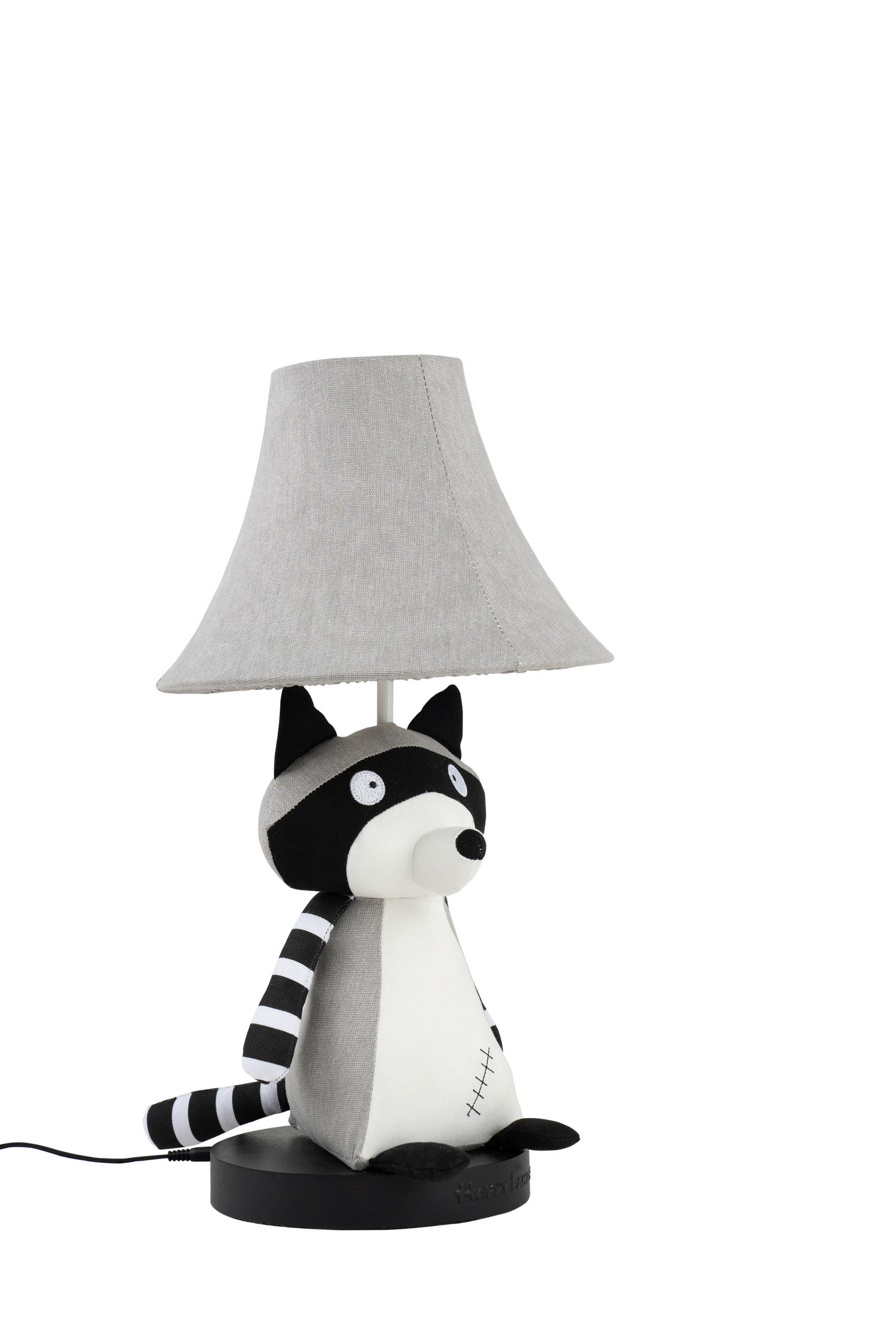 Happy Lamps Led-Kindertischleuchte Hellgrau 26x47x26 cm