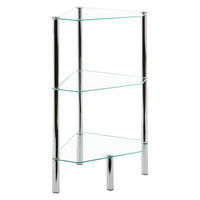 REGAL boje kroma  metal, staklo  - boje kroma, Basics, staklo/metal (46/77/32cm)