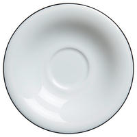 TANIERIK POD ŠÁLKU porcelán  - biela, Basics, keramika (15cm) - Novel
