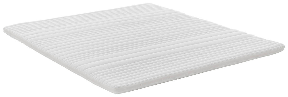 TOPPER 100/200 cm Höhe ca. 7 cm  - Weiss, Basics, Textil (100/200cm) - Irisette