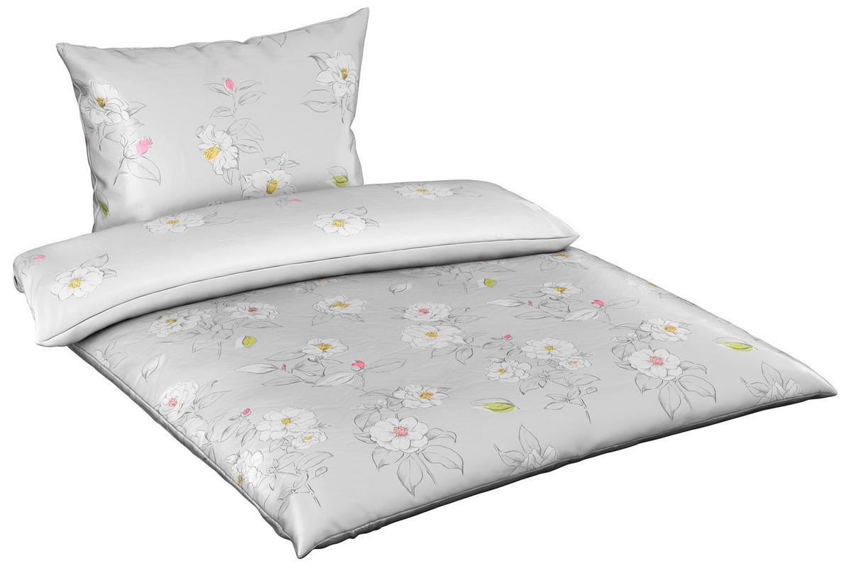 ÁGYNEMŰHUZAT-GARNITÚRA  - ezüst, Konventionell, textil (140cm) - Esposa