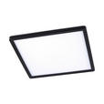 LED-DECKENLEUCHTE 29,3/29,3/2,8 cm   - Schwarz, Basics, Kunststoff (29,3/29,3/2,8cm) - Novel