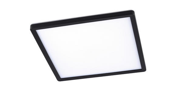 LED-DECKENLEUCHTE 29,3/29,3/2,8 cm   - Schwarz, Basics, Kunststoff (29,3/29,3/2,8cm) - Novel