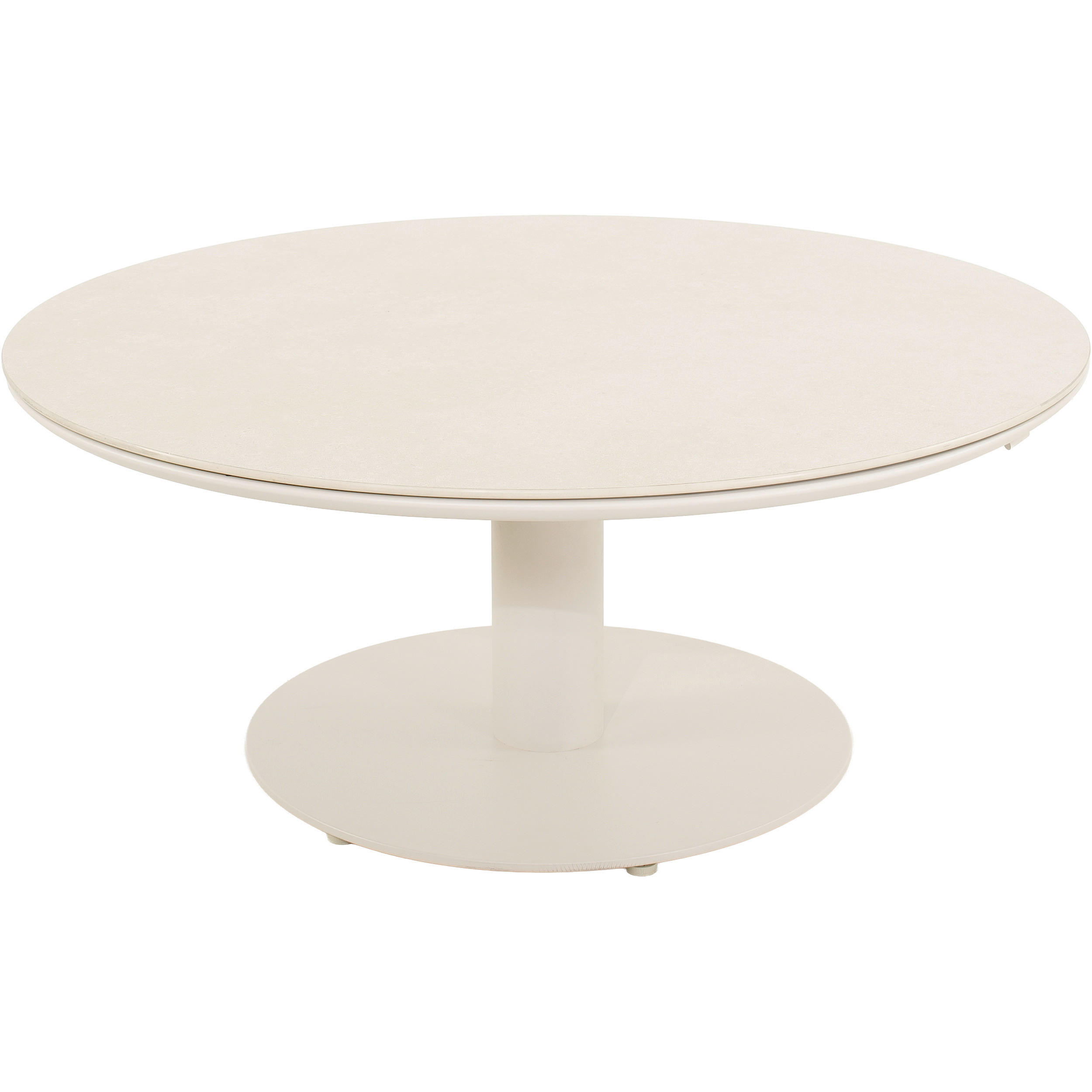 GARTENTISCH Metall, Keramik  - Beige, MODERN, Keramik/Metall (120/51-74cm) - Ambia Garden