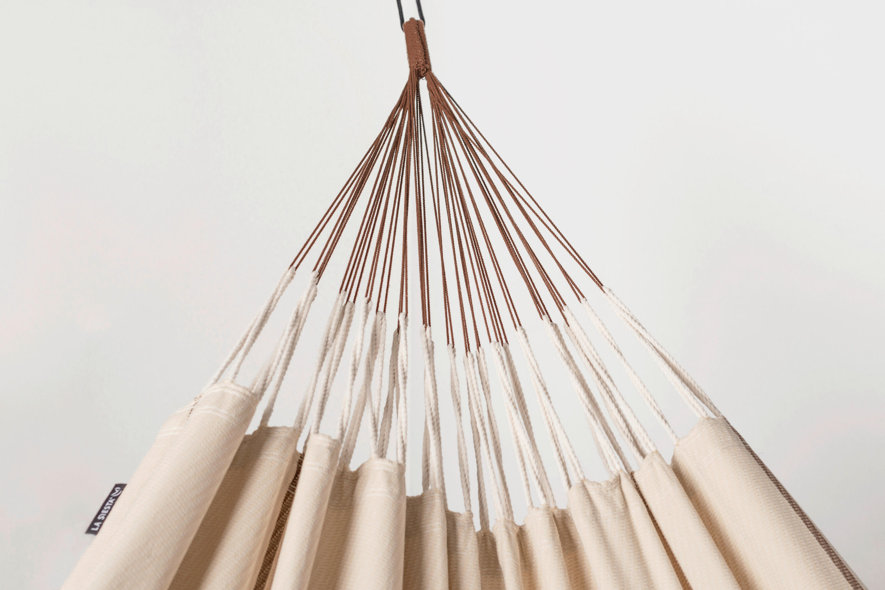HÄNGEMATTE kingsize hammock  - Dunkelbraun/Creme, KONVENTIONELL, Textil (180/400cm)
