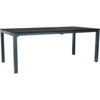 AUSZIEHTISCH in Metall 200-250/100/75 cm  - Anthrazit, Design, Kunststoff/Metall (200-250/100/75cm) - Stern