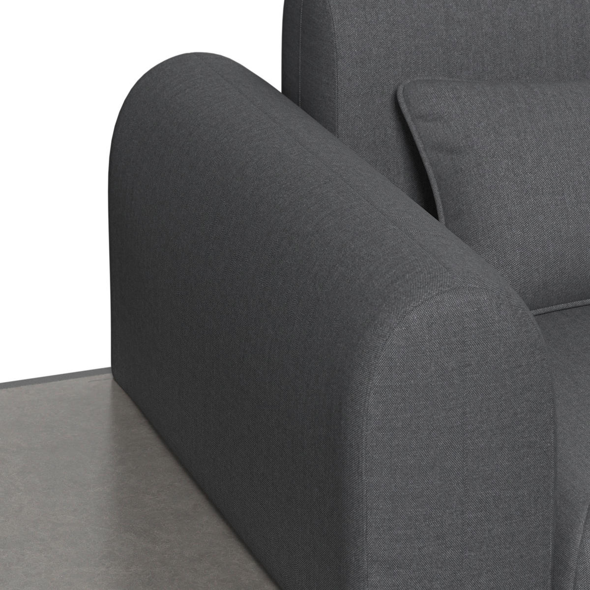 LOUNGEGARNITUR 273/273 cm Aluminium  - Anthrazit/Grau, MODERN, Glas/Textil (273/273cm) - Ambia Garden