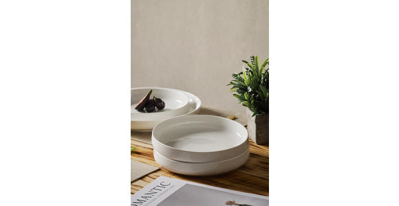 KOMBISERVICE Weiß OSLO SNØ 8-teilig 4 Personen  - Weiß, Design, Keramik - Novel