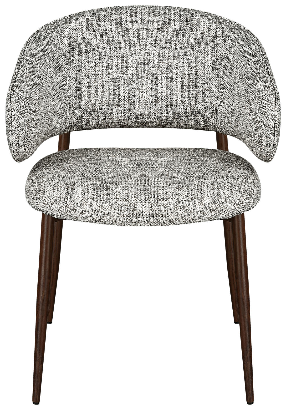ARMLEHNSTUHL  Stoffauswahl Webstoff  Braun, Walnussfarben  - Walnussfarben/Braun, Design, Textil/Metall (58/81/60cm) - Novel