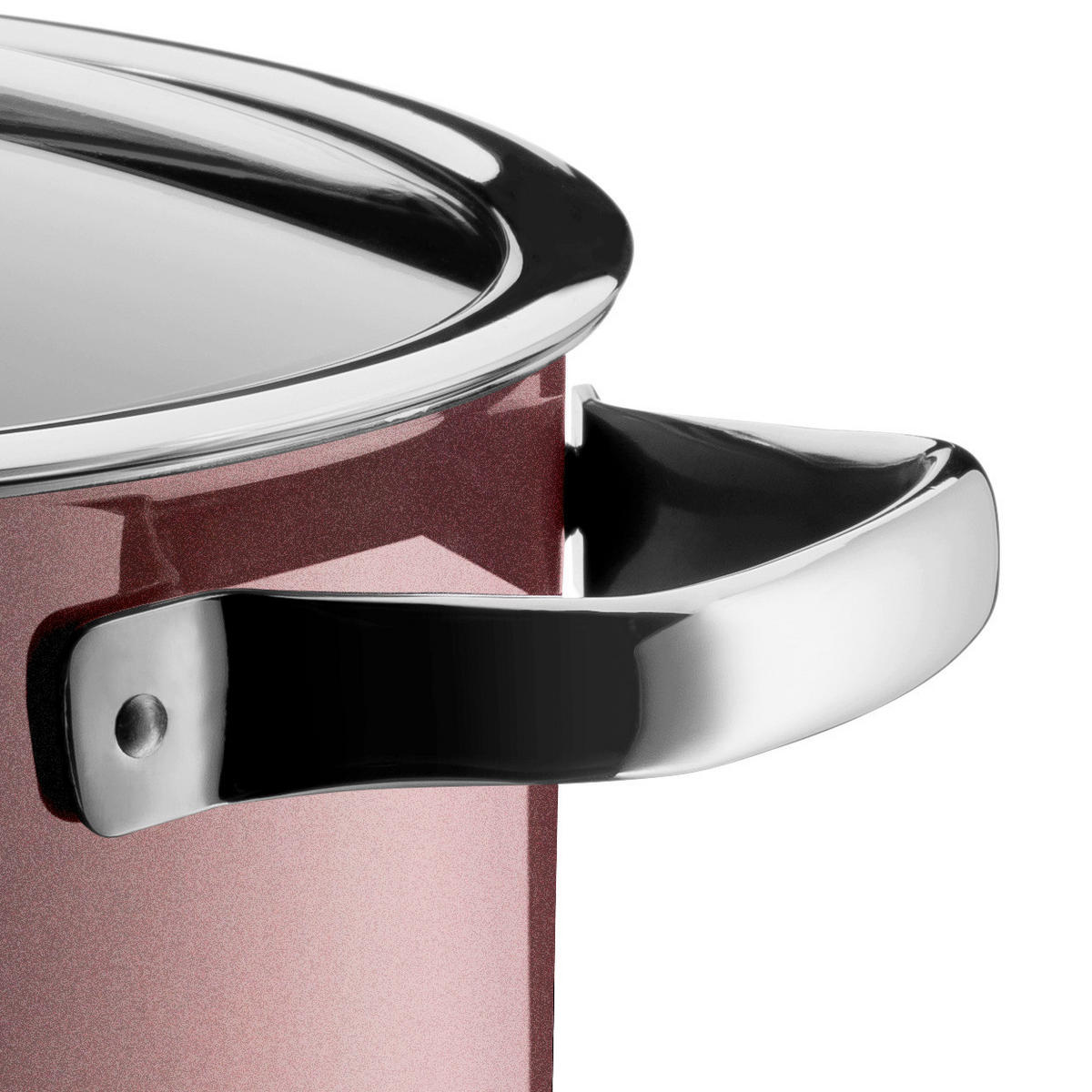 KOCHTOPFSET Fusiontec Mineral 4-teilig  - Rosa, Basics, Metall (60/30/33cm) - WMF