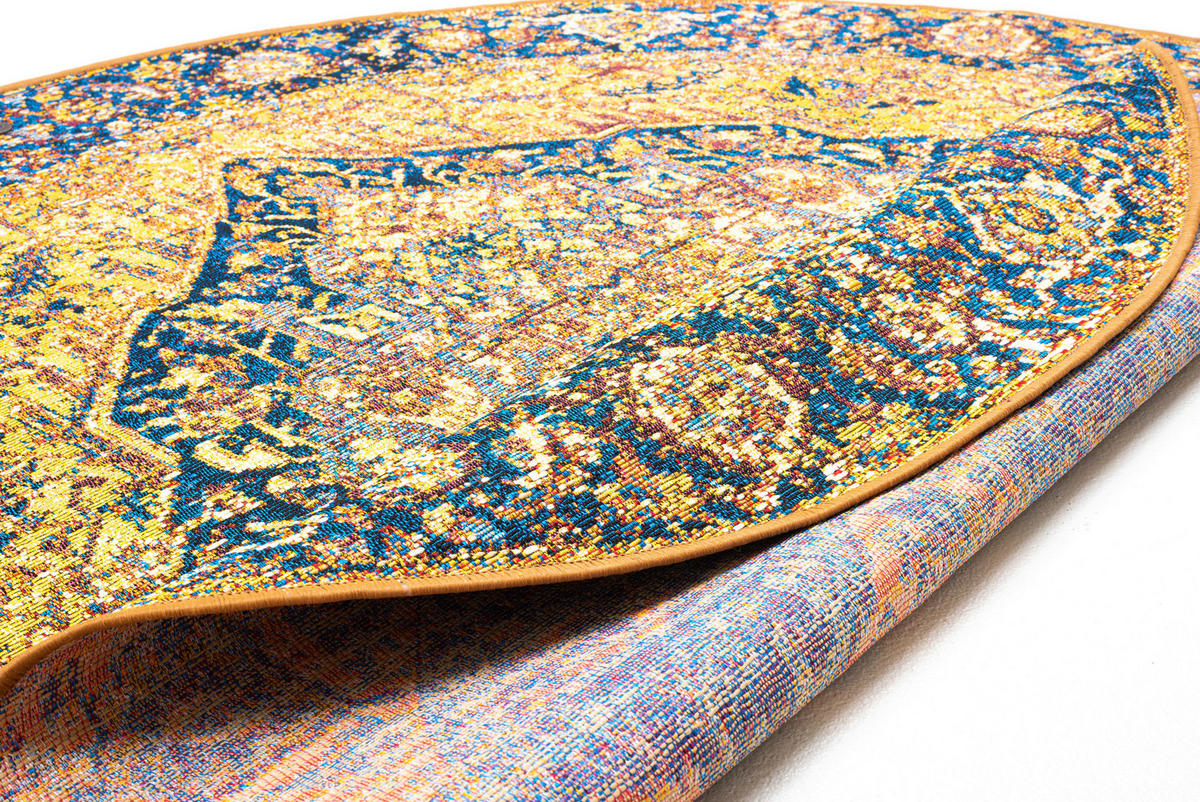 OUTDOORTEPPICH 160/160 cm Goldfarben  - Goldfarben, Design, Textil (160/160cm) - Tom Tailor