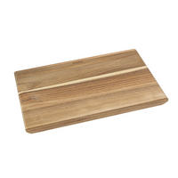 SCHNEIDEBRETT Holz Akazie Lafer Akazie  - Graubraun, Basics, Holz (45/30/3cm) - Johann Lafer