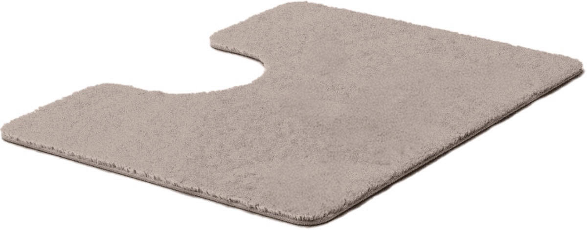 WC-VORLEGER Beige 50/60 cm  - Beige, Basics, Kunststoff/Textil (50/60cm) - Grund