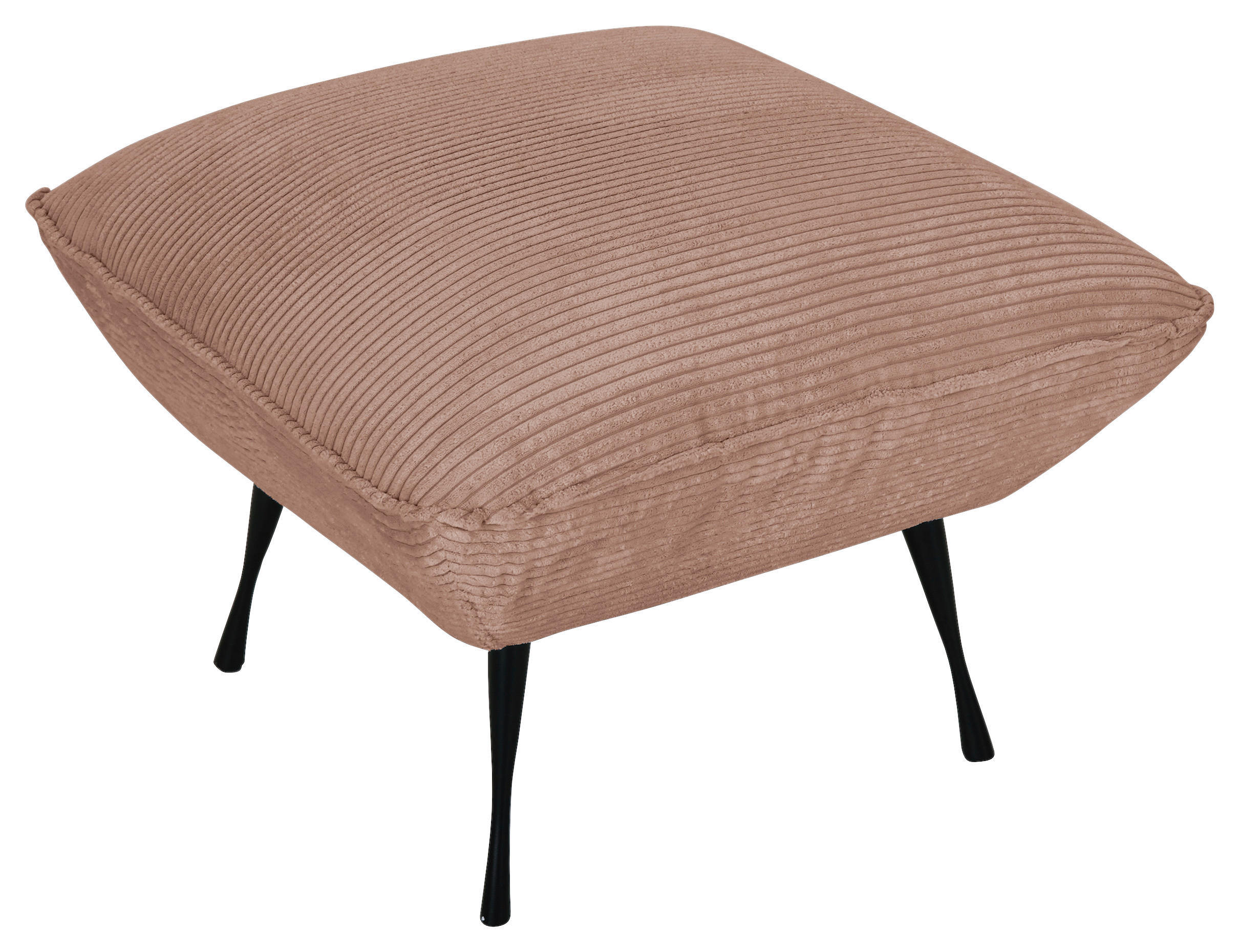 PALL i textil rosa  - svart/rosa, Klassisk, metall/textil (60/49/53cm) - MID.YOU