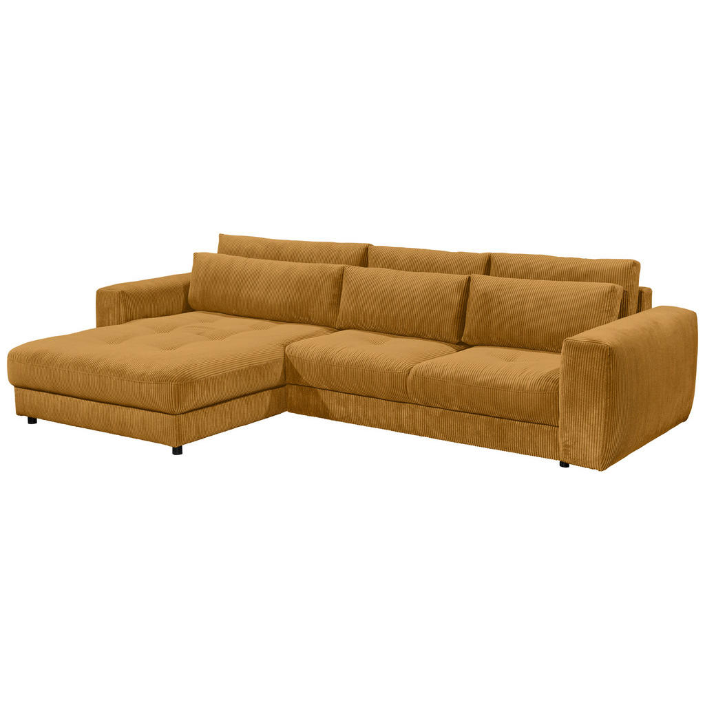 Thumbnail - Mid.you Ecksofa, Gelb, Textil, 3-Sitzer, seitenverkehrt montierbar, L-Form, 333x194 cm, Rücken echt, Wohnzimmer, Sofas &...