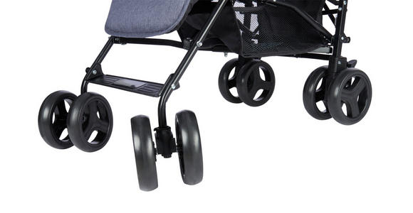 BUGGY Madrid - Blau/Schwarz, KONVENTIONELL, Textil/Metall (80,5/47,5/106,5cm) - MY BABY LOU