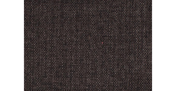 ECKSOFA in Flachgewebe, Leinenoptik Dunkelbraun  - Dunkelbraun/Schwarz, Design, Textil/Metall (170/242cm) - Xora