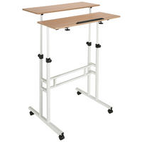 SCHREIBTISCH  in Weiß, Eichefarben  - Eichefarben/Weiß, Basics, Holzwerkstoff/Kunststoff (120/82-128/60cm) - MID.YOU