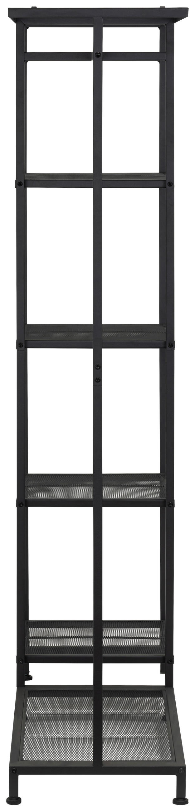 GARDEROBENSCHRANK  in 100/165/36 cm  - Schwarz, MODERN, Metall (100/165/36cm) - PBJ