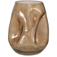 VAS  - brun, Basics, glas (14/17cm) - Ambia Home