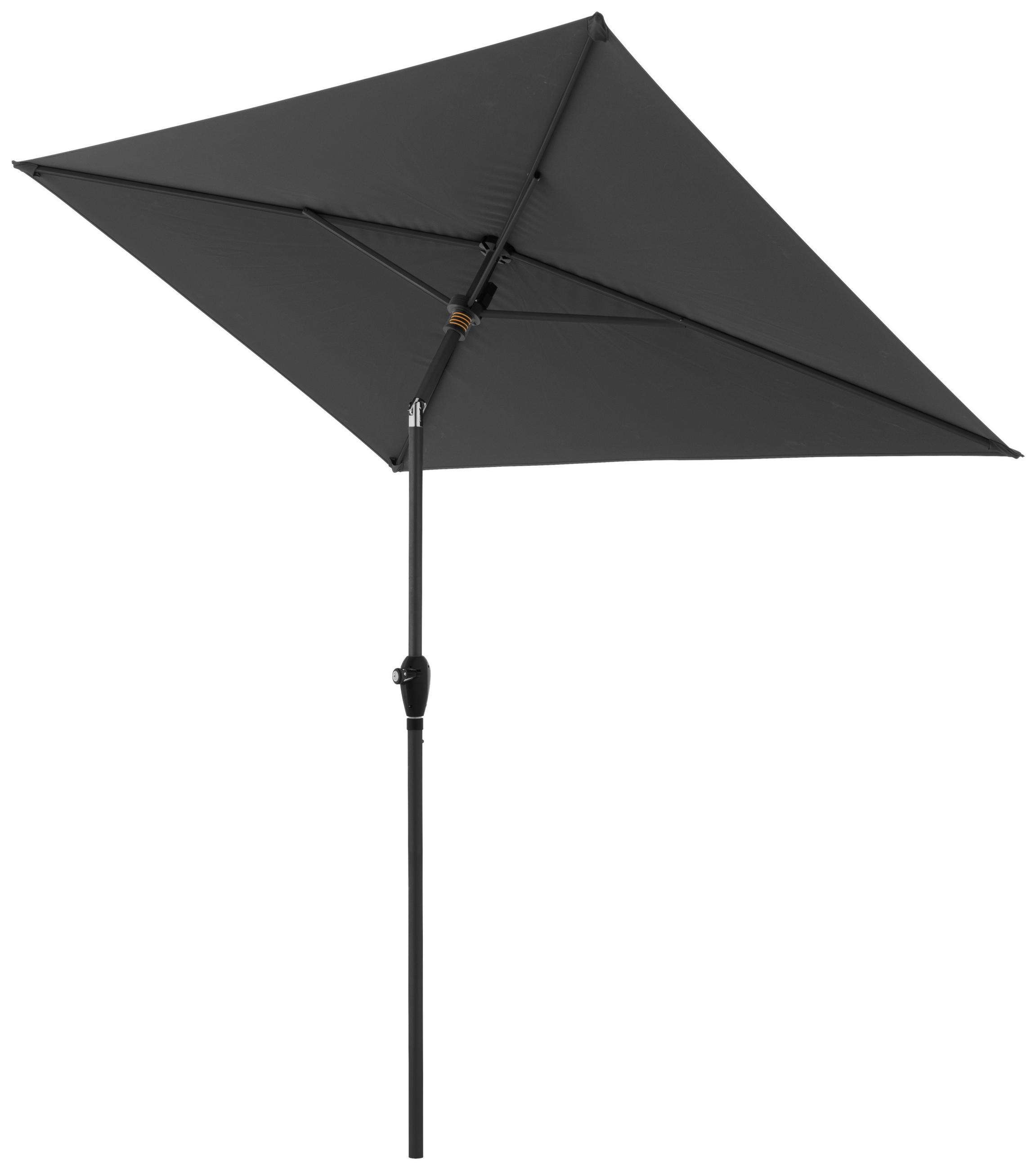 SONNENSCHIRM  230/150 cm  - Anthrazit, Design, Textil/Metall (230/150cm) - Dieter Knoll