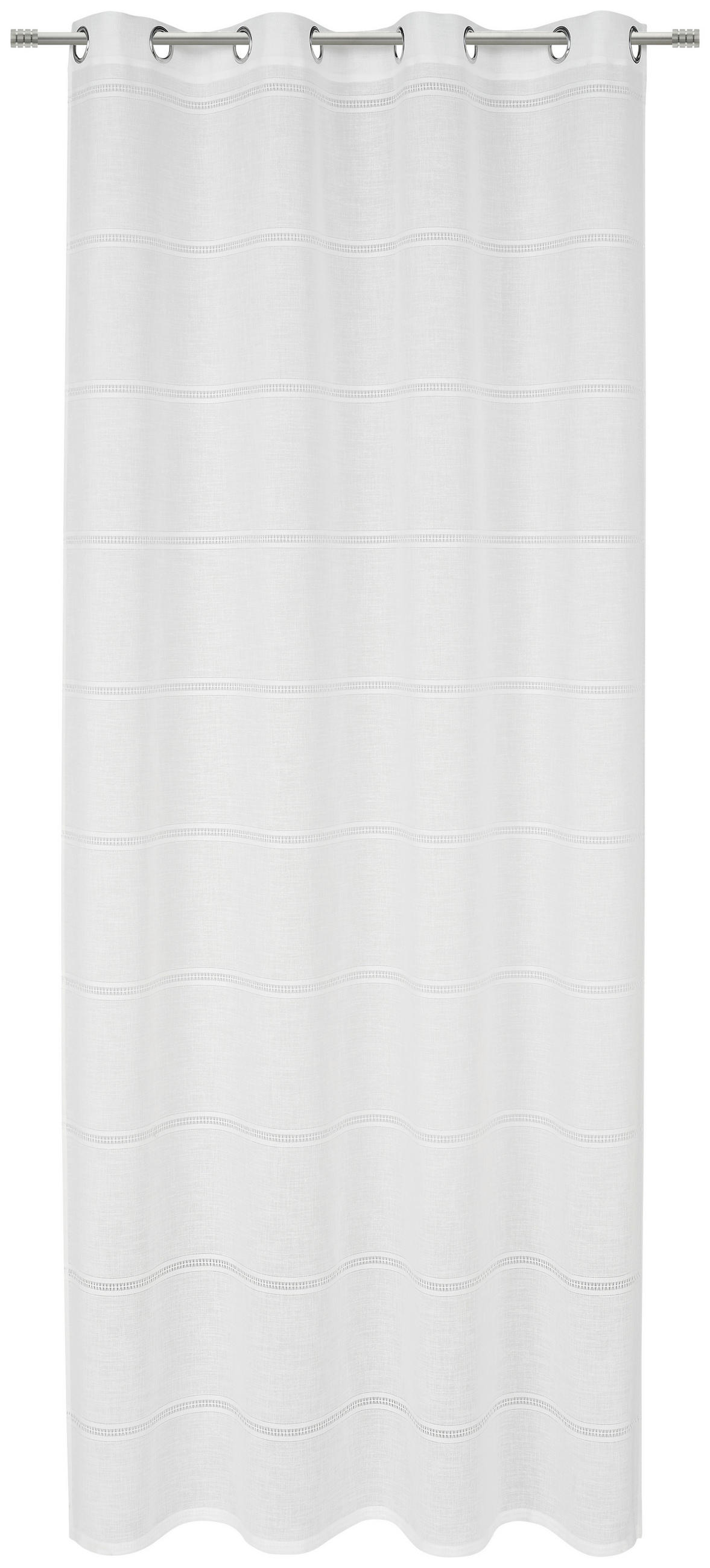 ZAVESA SA KARIKAMA prirodna boja - prirodna boja, Konvencionalno, tekstil (135/245cm) - Esposa