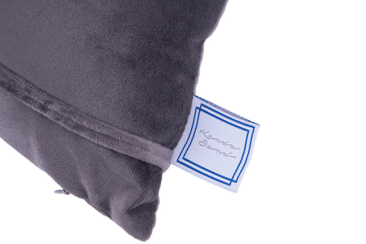 MĚKKÁ PŘIKRÝVKA A POLŠTÁŘ, polyester,  - barvy grafitu, Konvenční, textil (130/170/1,7cm)