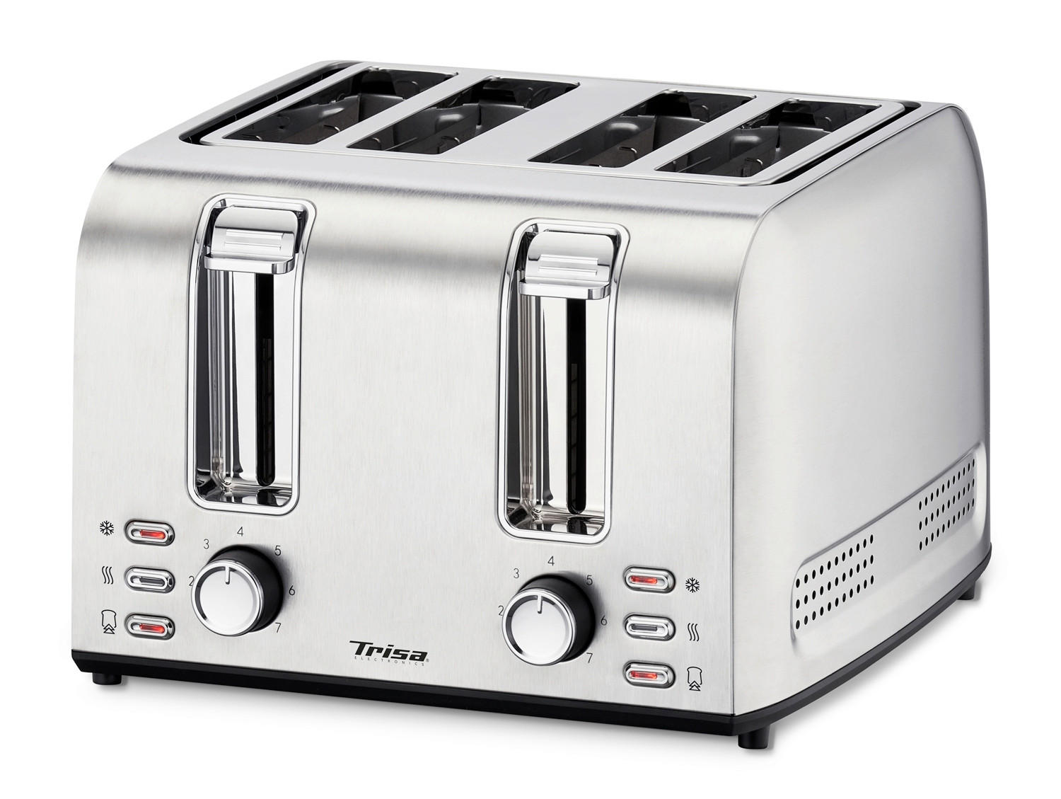 TOASTER  - Silberfarben, Basics, Metall (28/27/18cm) - Trisa Electronics
