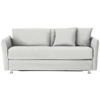 SCHLAFSOFA Flachgewebe Naturfarben  - Chromfarben/Naturfarben, MODERN, Textil/Metall (194/85/100cm) - Bali