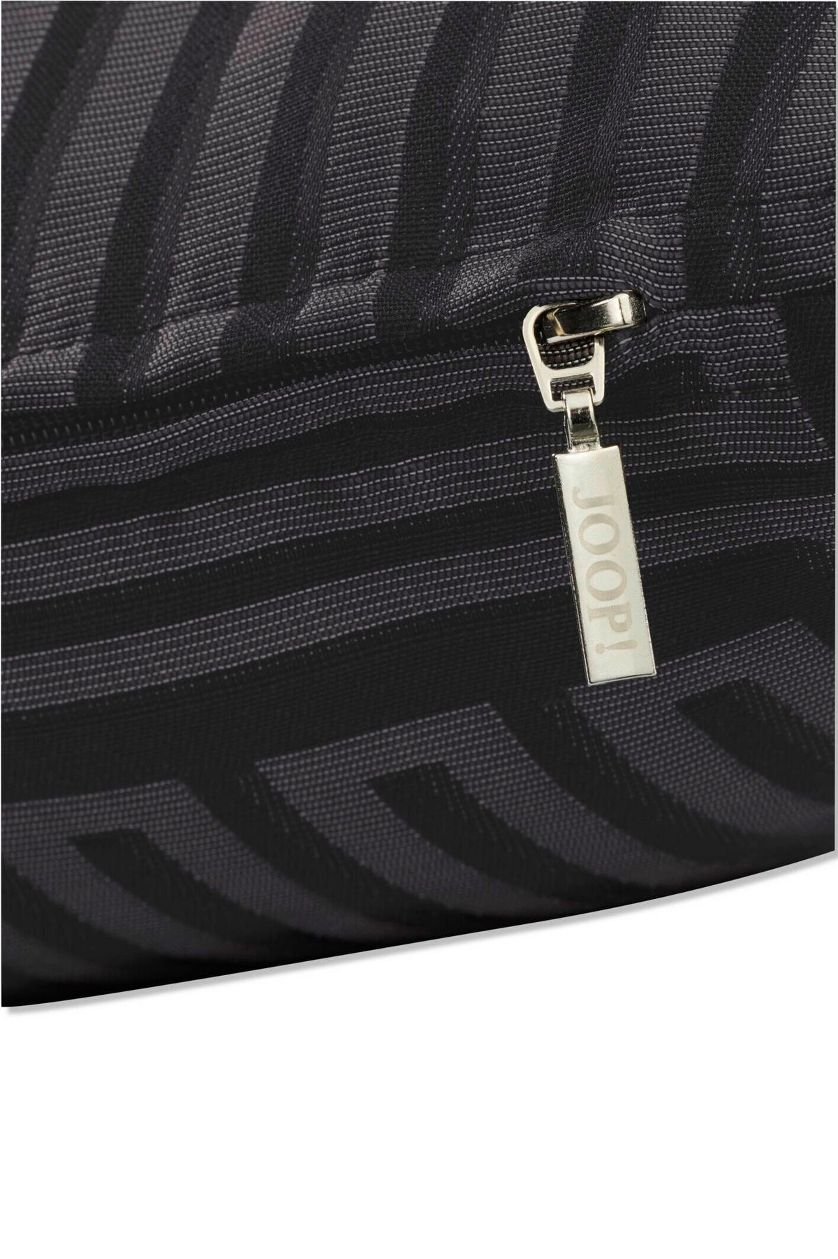 KISSENHÜLLE J!Fine Bars 50/50 cm  - Schwarz, Design, Textil (50/50cm) - Joop!