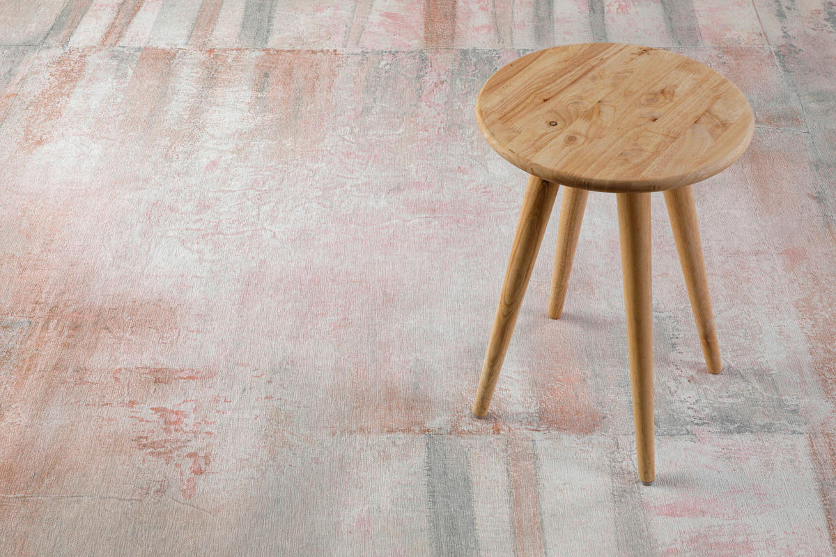FLACHWEBETEPPICH  Wohnzimmer 160/230 cm Maui Grau, Altrosa, Greige rechteckig  - Greige/Altrosa, KONVENTIONELL, Textil (160/230cm) - Esprit
